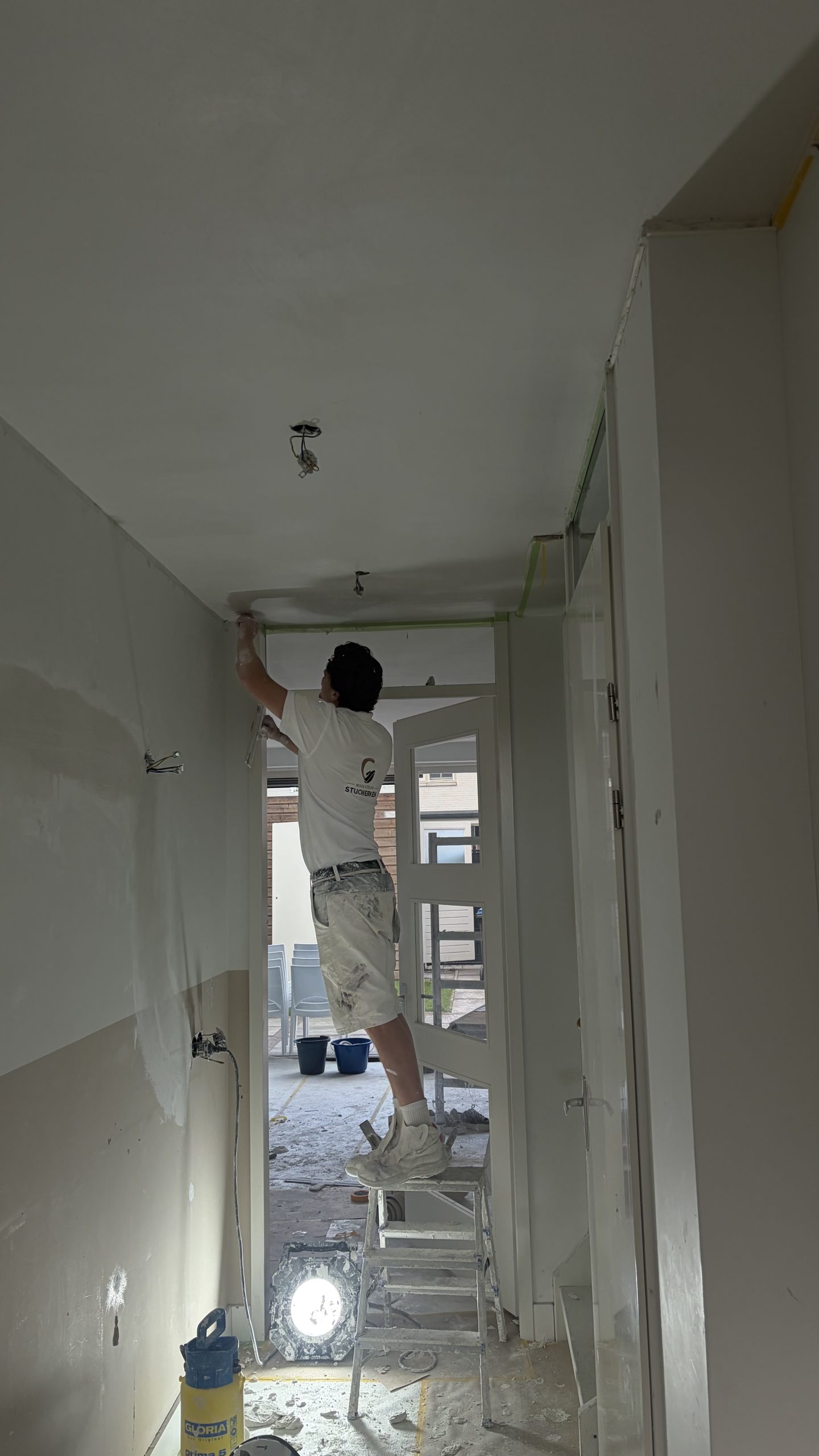 Moos Ceelen aan het werk