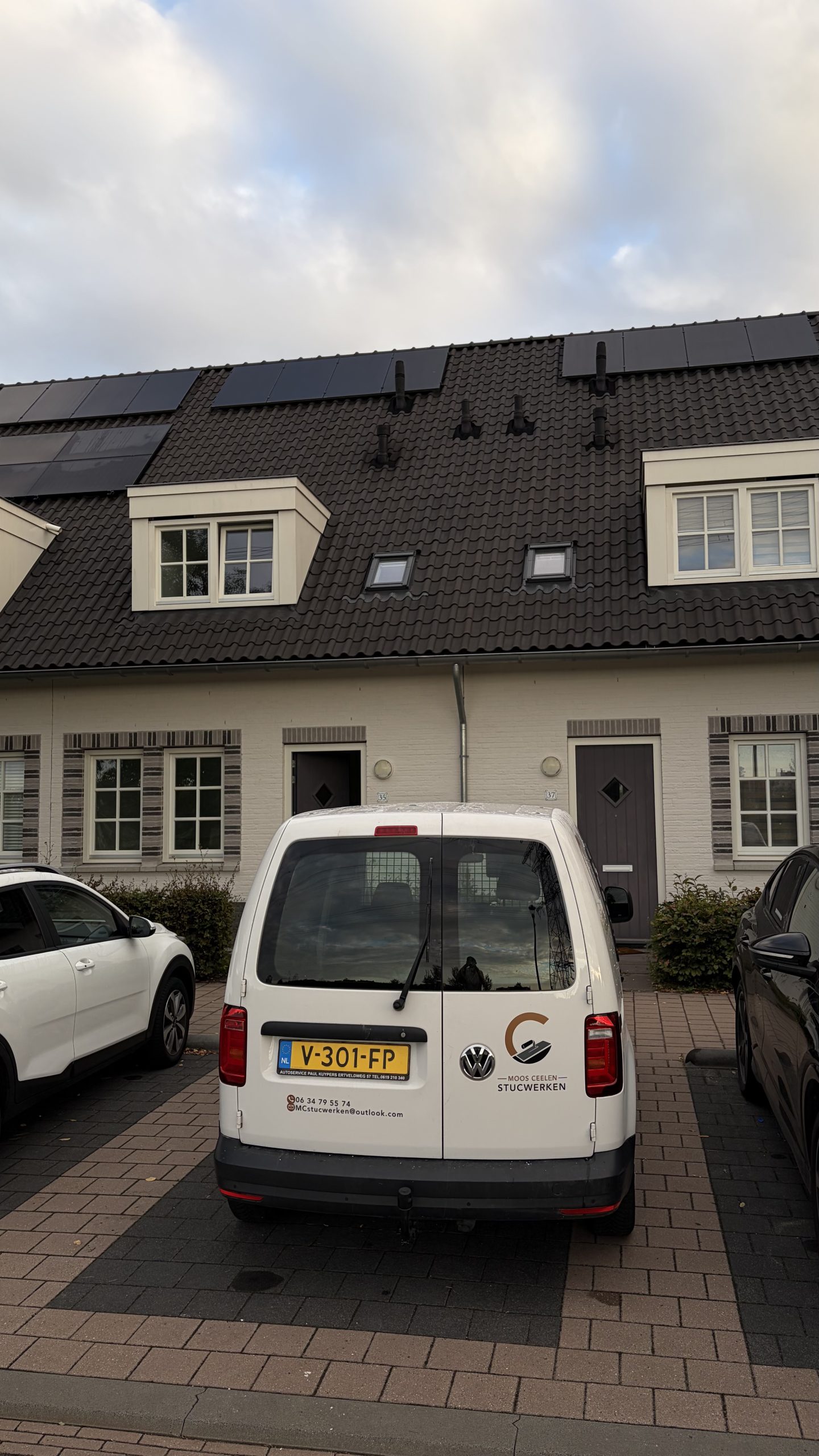 Moos Ceelen aan het werk